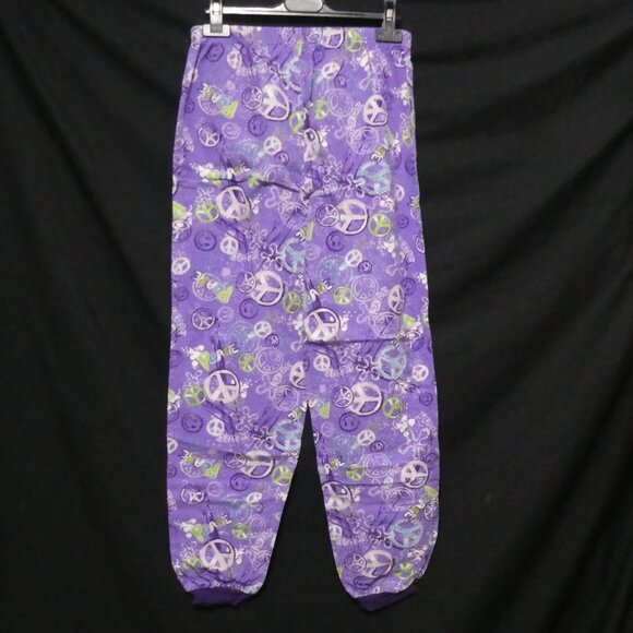 GEORGE | large (14-16) | Flannel Peace and Love Pajama Shirt and Pant Set - Picture 6 of 16